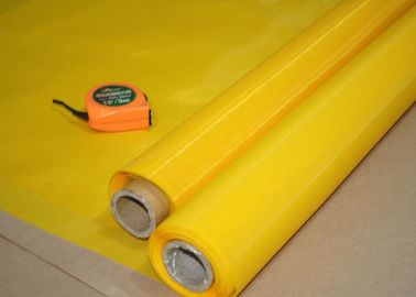NSF Test 65 Inch Lưới vải pha màu vàng Polyester với loại dệt trơn