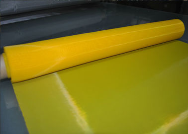 Lưới in lụa polyester màu vàng 80T để in dệt, 30-70m / cuộn