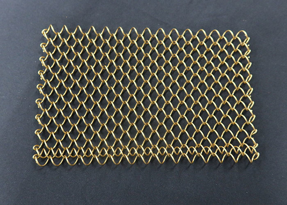 Rèm liên kết chuỗi nhẹ 1,2mm Kim loại nhôm trang trí cho trần trong nhà