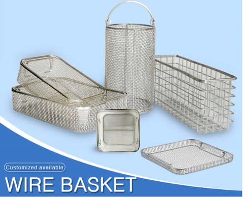 Giá tốt. Rổ lưới kim loại bằng thép không gỉ không gỉ để lọc bảo vệ môi trường trực tuyến