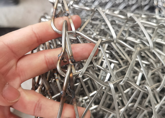 Giá tốt. Chiều rộng 5,4m 304 Băng tải lưới xoắn ốc bằng thép không gỉ có đầu hàn trực tuyến