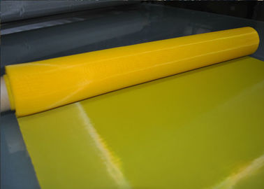 Giá tốt. Lưới in lụa polyester màu vàng 80T để in dệt, 30-70m / cuộn trực tuyến