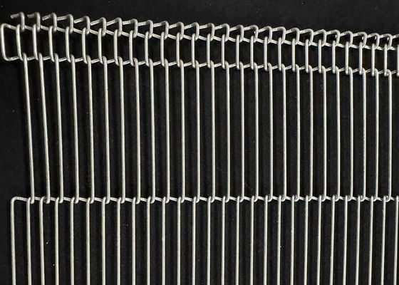 Giá tốt. Chuyên nghiệp 304 316 thép không gỉ thang phẳng linh hoạt dây lưới dây chuyền vận chuyển cho chocolate Enrober trực tuyến