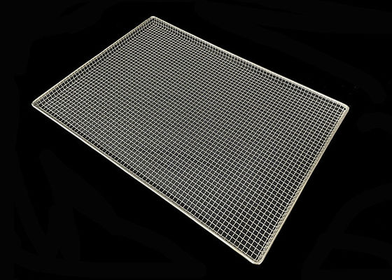 Giá tốt. Stainless Steel Wire Mesh Drying Tray Pan Drying Drip Rack Bakery Cooling Rack trực tuyến