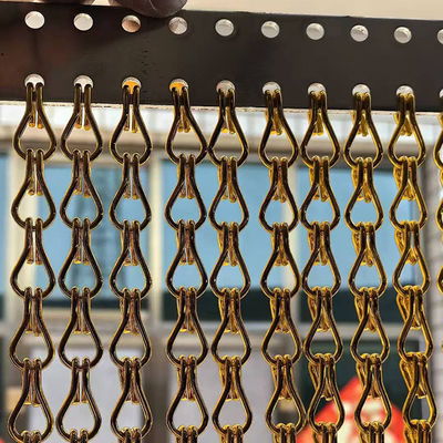 Giá tốt. Rèm cửa bằng lưới thép trang trí móc đôi nhôm trực tuyến