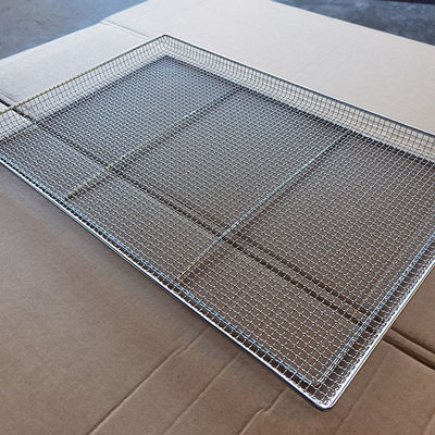Giá tốt. 800x600mm Stainless Steel Wire Mesh Tray cho Drying thực phẩm nướng làm mát trực tuyến