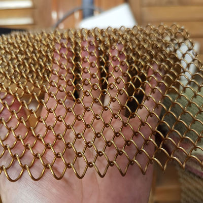 Giá tốt. Lưới xích nhôm nhẹ kim loại dạng cuộn dây cho vách ngăn phòng, chia không gian, trần trang trí rèm kim loại trực tuyến