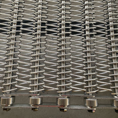 Giá tốt. Custom Chain Driven 304 Stainless Steel Spiral Wire Mesh Conveyor Belt for Fried Foods Industries trực tuyến