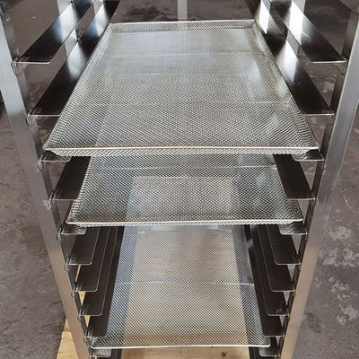 Giá tốt. Custom Size Food Grade 304 Stainless Steel Drying Rack Trolley for 600x400 Trays trực tuyến