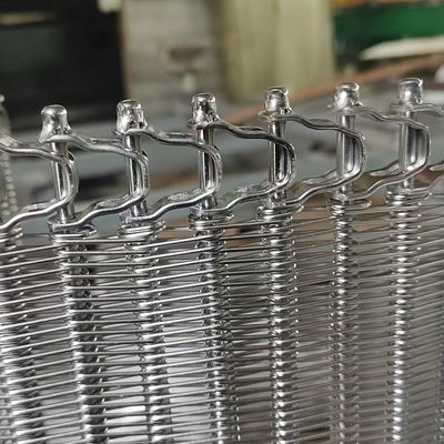 Giá tốt. Flexible Rod Conveyor Belt Stainless Steel Spiral Balanced Weave Wire Mesh Belt trực tuyến