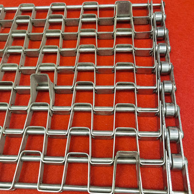 Giá tốt. Heavy Duty Stainless Steel 316 Honeycomb Mesh Conveyor Belt with Baffle trực tuyến