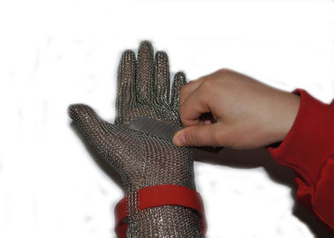Giá tốt. Găng tay thép không gỉ bảo vệ nylon và đai kim loại cho hàng thịt trực tuyến