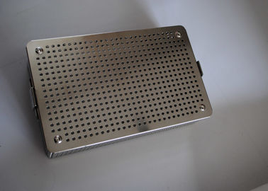 Giá tốt. 34x25x6cm Giỏ dây kim loại đục lỗ Lưu trữ dụng cụ phẫu thuật trực tuyến