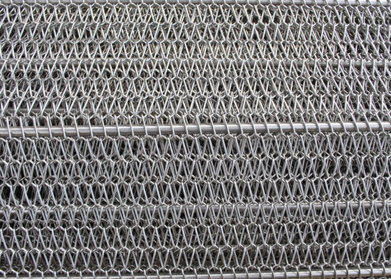 Giá tốt. Băng đông lạnh Cấp thực phẩm Lớp xoắn ốc 2.0mm Chuỗi băng tải hướng dẫn trực tuyến