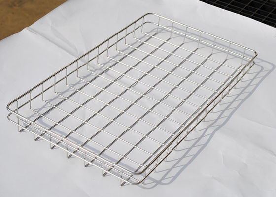 Giá tốt. Customized 304 Stainless Steel 30mm Holes Wire Mesh Tray 60cm X 40cm trực tuyến