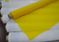 55 Lưới in Polyester 77T cho áo phông / dệt, màu vàng