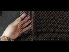 trang trí linh hoạt vàng nhôm cuộn dây vải treo kim loại dây chuyền liên kết lưới trần nhà rèm F