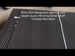65mn 45# Mangan Thép Sợi sắt dệt Quarry rung màn hình lưới Crimped Wire Mesh