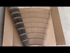 304 thép không gỉ Enrober lưới băng chuyền dây chuyền cho sô cô la