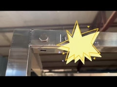 4 Inch Wheels Stainless Steel Rack Trolley 300 Kg Cho phòng sấy