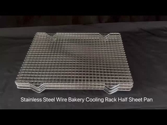 Stainless Steel Wire Bakery Cooling Rack nửa tấm