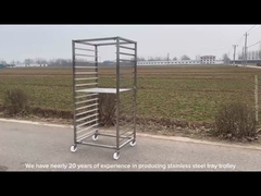 Thép không gỉ loại thực phẩm 201 304 xe đựng bánh