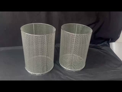 Thùng lưới sợi thép không gỉ