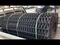 Vành băng vận chuyển lưới dây được sử dụng cho máy phun đạn