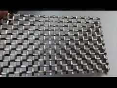 Stainless Steel Wire Crimped Metal Mesh Đối với tường ngăn sử dụng cho khách sạn