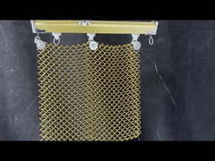 Vàng nhôm trang trí cuộn lưới trần rèm