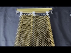 Dầu kim loại nhôm cuộn dây xoắn ốc lưới trần rèm trần