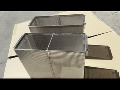 Thùng lọc lưới sợi thép không gỉ hai lớp