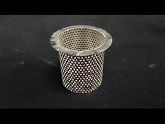 SS304 Stainless Steel Metal Perforated Filter Mesh Tubes Pipes Cylinder Elements with Holes Thực phẩm Gr