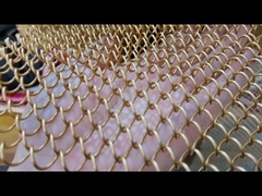 Lưới rèm kim loại trang trí cho đám cưới, vách ngăn thác nước