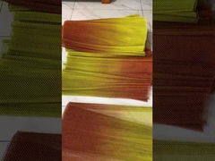 Tùy chỉnh Đèn nhôm 2 tông Chian Link Wire Mesh coil Trần rèm cho khách sạn hoặc nhà hàng