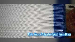 Màn hình máy sấy xoắn ốc polyester