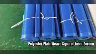 Băng tải lưới polyester dệt trơn để làm giấy