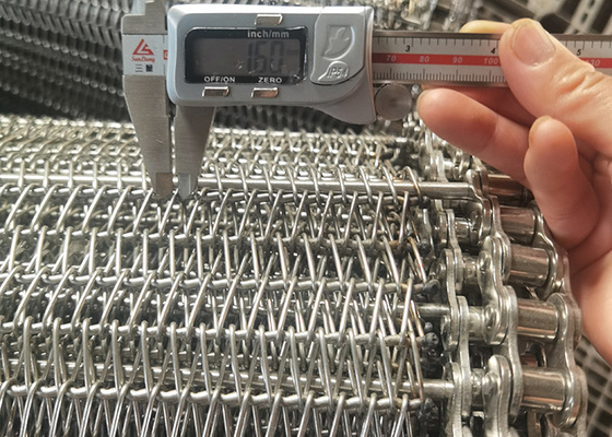 Giá tốt. Băng tải lưới thép 304 xoắn ốc chịu nhiệt cho các ngành công nghiệp nướng lò trực tuyến