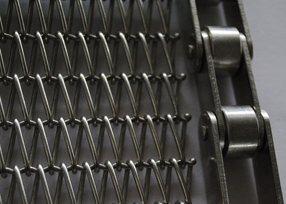 Dây băng tải bằng thép không gỉ 304 Dây đai lưới, chịu nhiệt độ cao