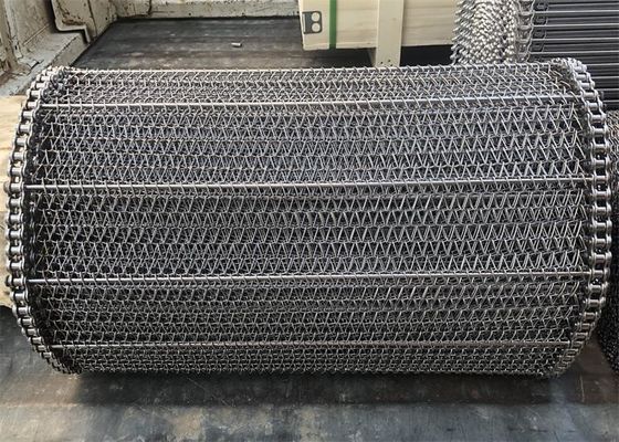 Đường kính 0,5mm-5mm Dây chuyền dệt bằng thép không gỉ Băng tải lưới chống gỉ