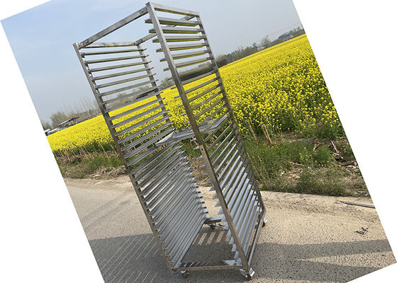 Khả năng chịu nhiệt 16 lớp 32 chảo xe đẩy bằng thép không gỉ cho tiệm bánh