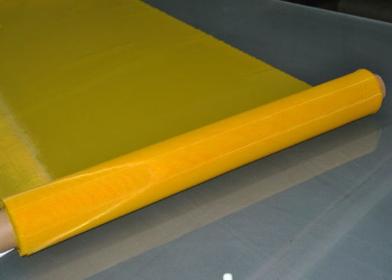 Lưới in polyester có độ đàn hồi thấp 43T cho in dệt, 65 inch