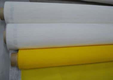 Giá tốt. Vải lưới màu vàng Polyester Lưới áo thun in lụa mật độ cao, 91 Micron trực tuyến