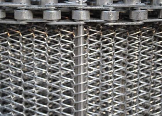 Băng tải dây lưới cường độ cao, băng tải xoắn ốc phẳng Flex