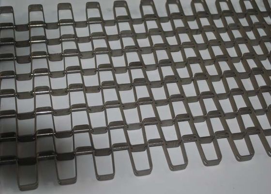Thực phẩm sấy khô Băng tải thép không gỉ Dây đai bạc chịu nhiệt độ cao