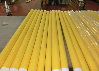 Polyester màn hình 23 Micron 180 màu vàng với vải dệt chéo / trơn, thân thiện với môi