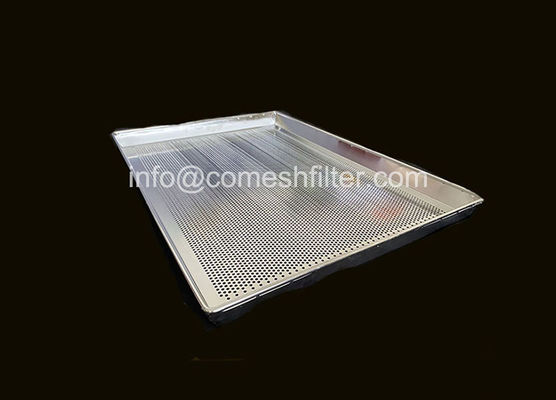 Thang lưới sợi thép không gỉ đục lỗ Sấy khô, khô, nướng 304 316
