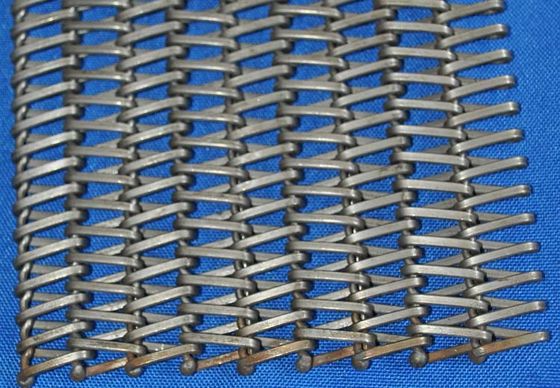 Dây kim loại lưới dây chuyền vận chuyển không gỉ Aisi 430 Cho làm nóng lò kính