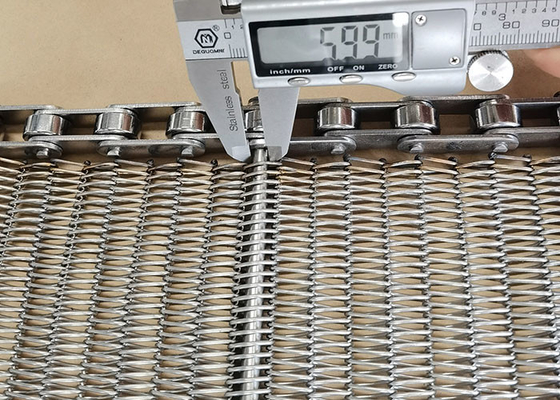 Giá tốt. Chống nhiệt thép không gỉ dây xoắn ốc chuỗi liên kết dây chuyền cân bằng dệt lưới dây chuyền vận chuyển cho nướng Sấy giặt chiên chiên trực tuyến