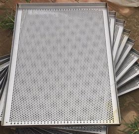 Khay dây cáp kim loại đục lỗ, tấm thép không gỉ để chế biến thực phẩm